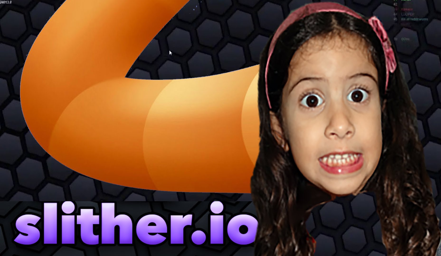 Slither io AO VIVO - LIVE 04 A maior minhoca do jogo 