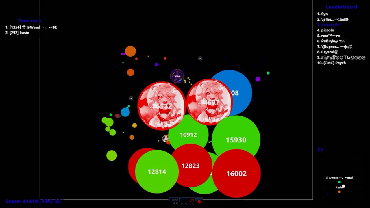 AGARIO MOBILE SOLO 76K (Agar.io Mobile Gameplay) 