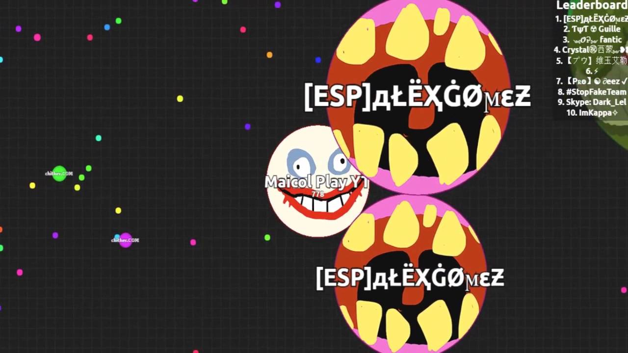 Agario Gameplay Trick Splits Pop Split