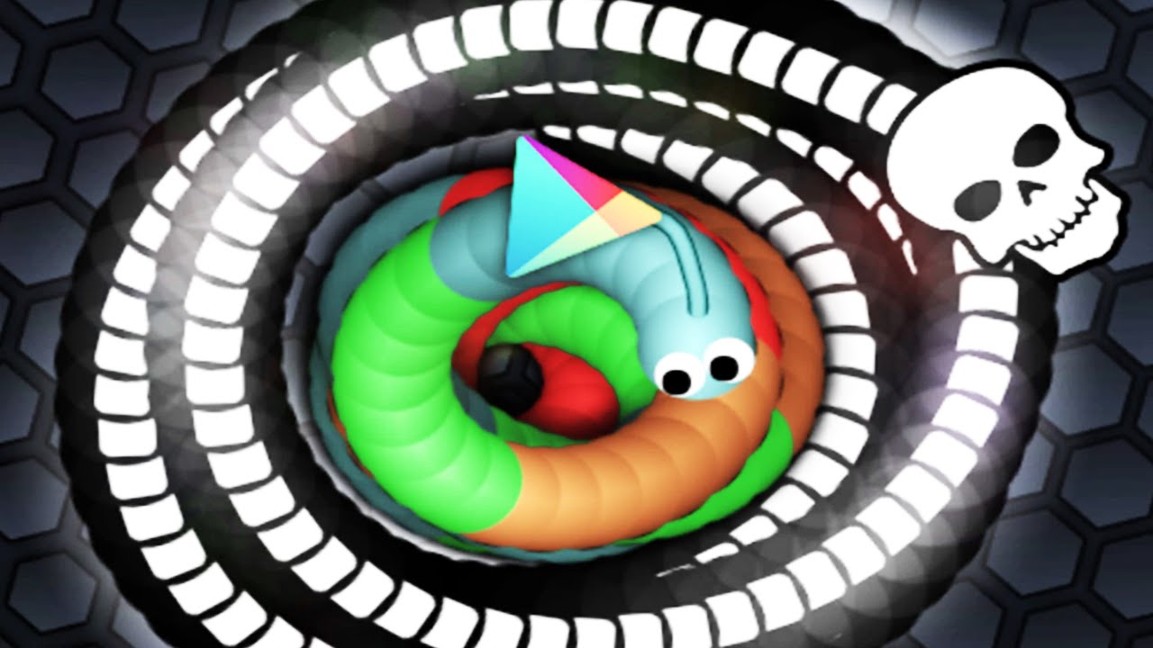 Slither Io Evil Skeleton Giant Snake Invasion Epic Slitherio Gameplay