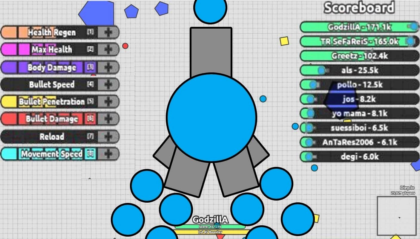 Diep.io Auto Tank Builder/Upgrader - Enhance Your Diep.io Gameplay