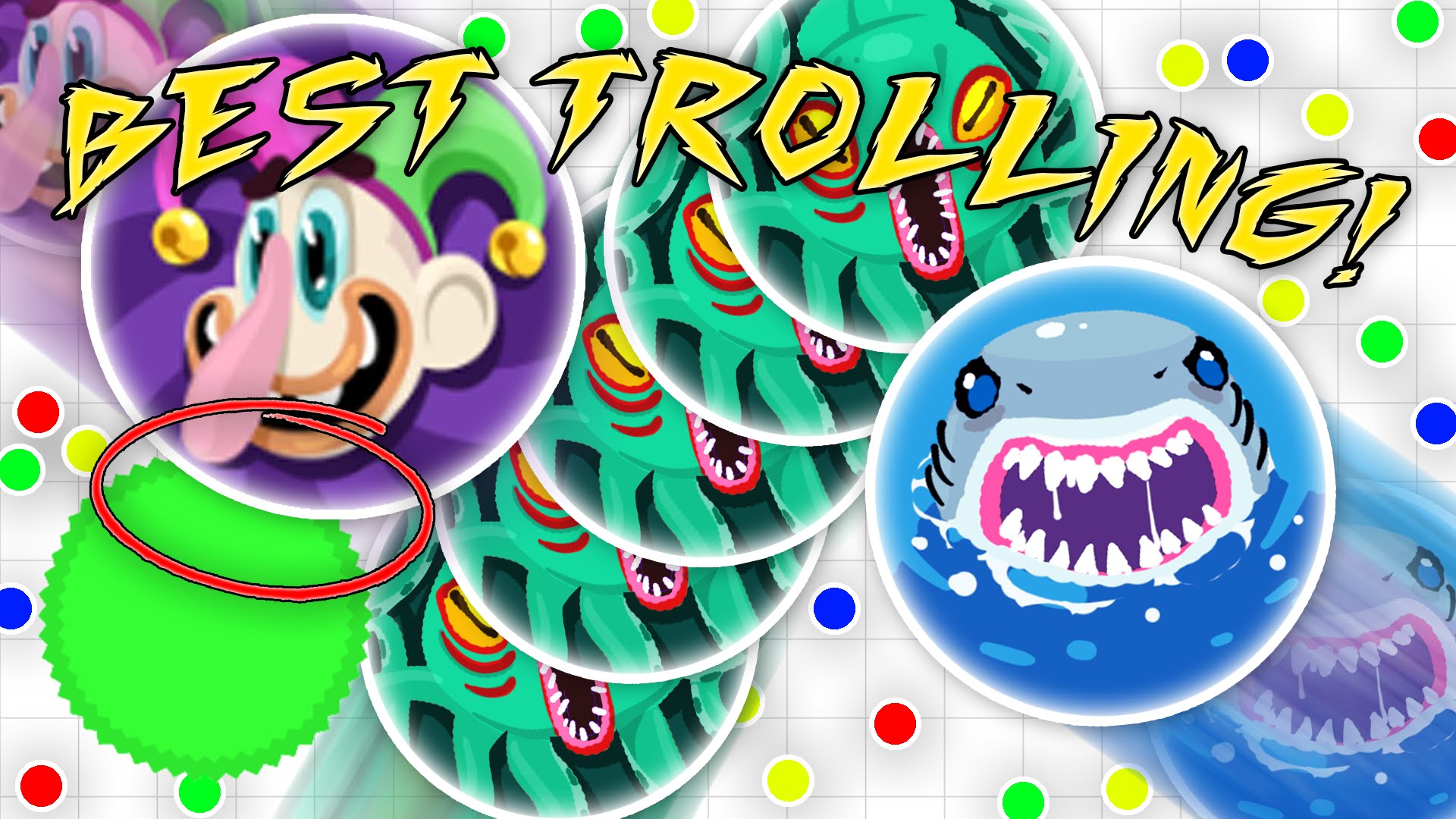 Agar.io - TROLLING TEAMS IN AGARIO! / BEST TROLL EVER!