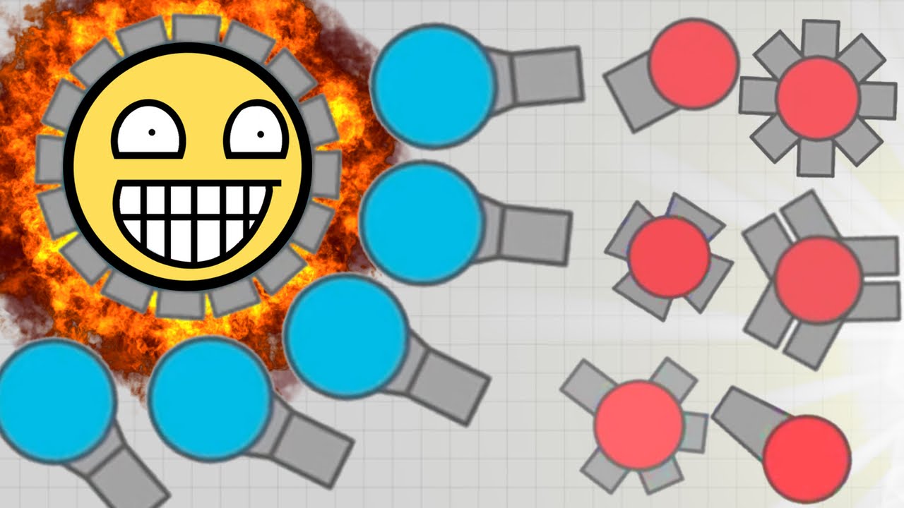 CLOSEST MOTHERSHIP BATTLE EVER!!! - Diep.io Ranger Vs Mothership Vs ...