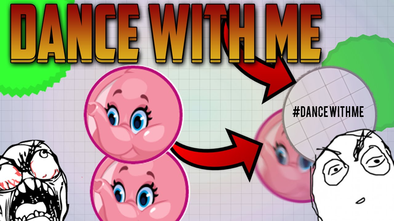 *DANCE WITH ME* IN AGARIO // DanceWithMe TROLL AGARIO FUN