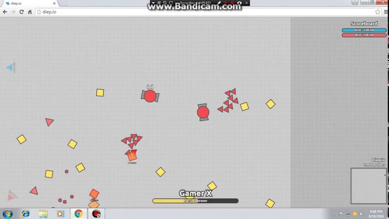 Diep.Io (Gameplay)