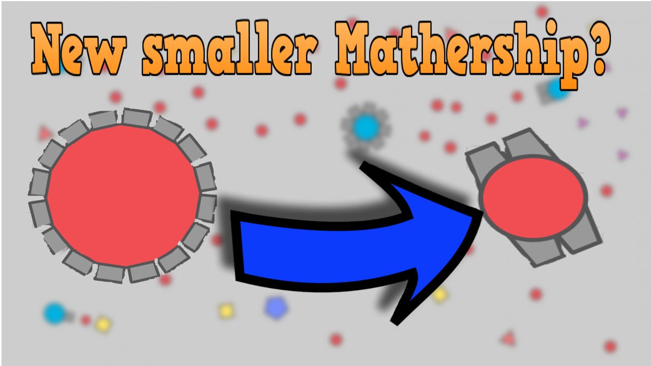 New Smaller Mothership? Diep.io Battletank Gameplay! Diep.io/Diepio