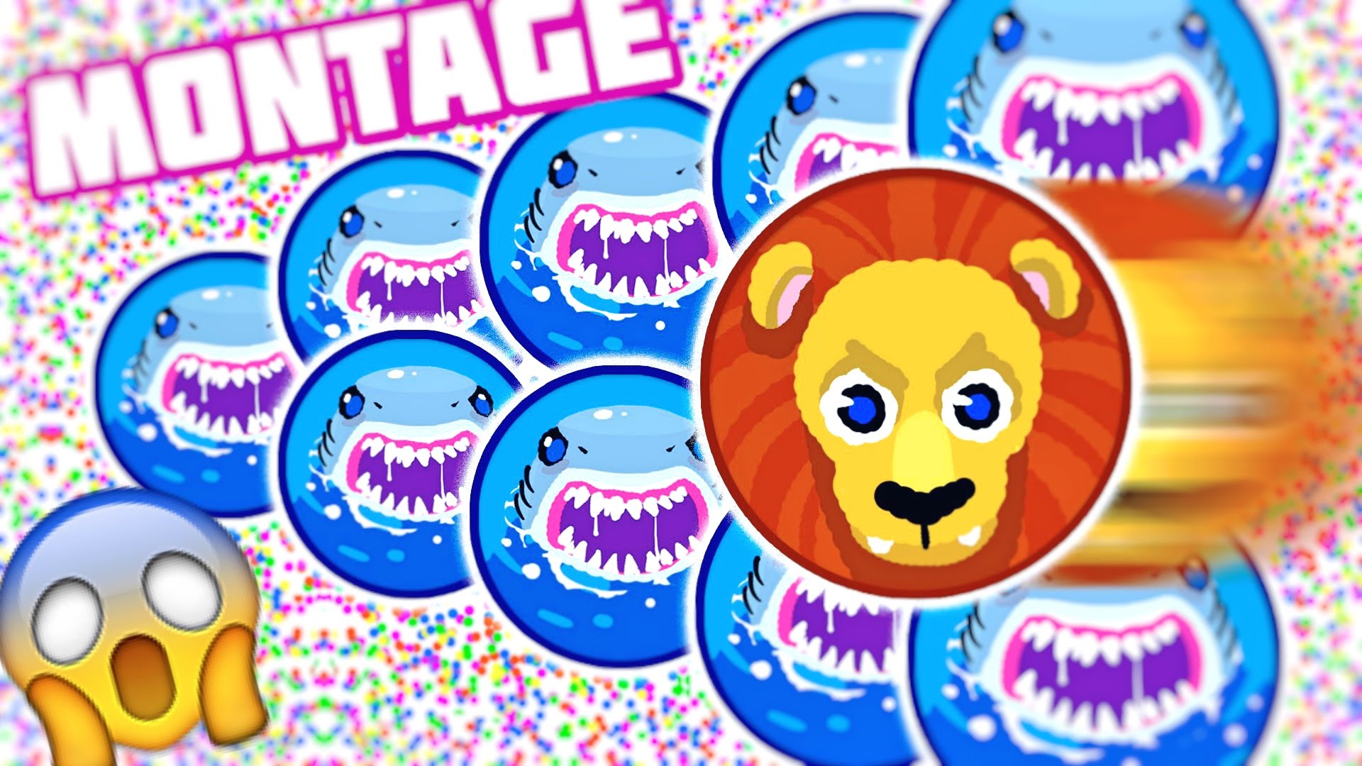 SUPER INSANE AGAR.IO MOBILE HACKED MONTAGE OMG!! #MUST WATCH