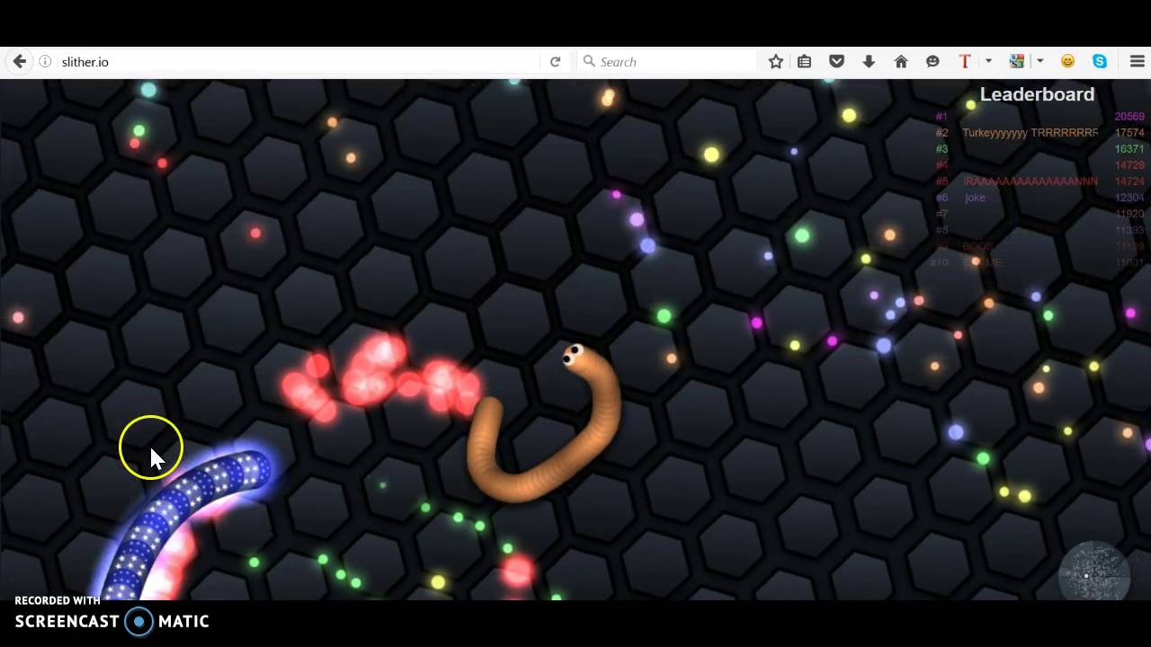 Slither Io Gameplay