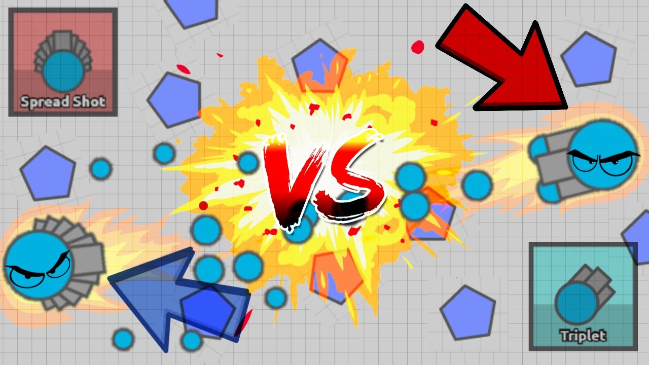 Diep.io - BUFFED MAX LEVEL Spread Shot Dominates! Spread Shot VS ...