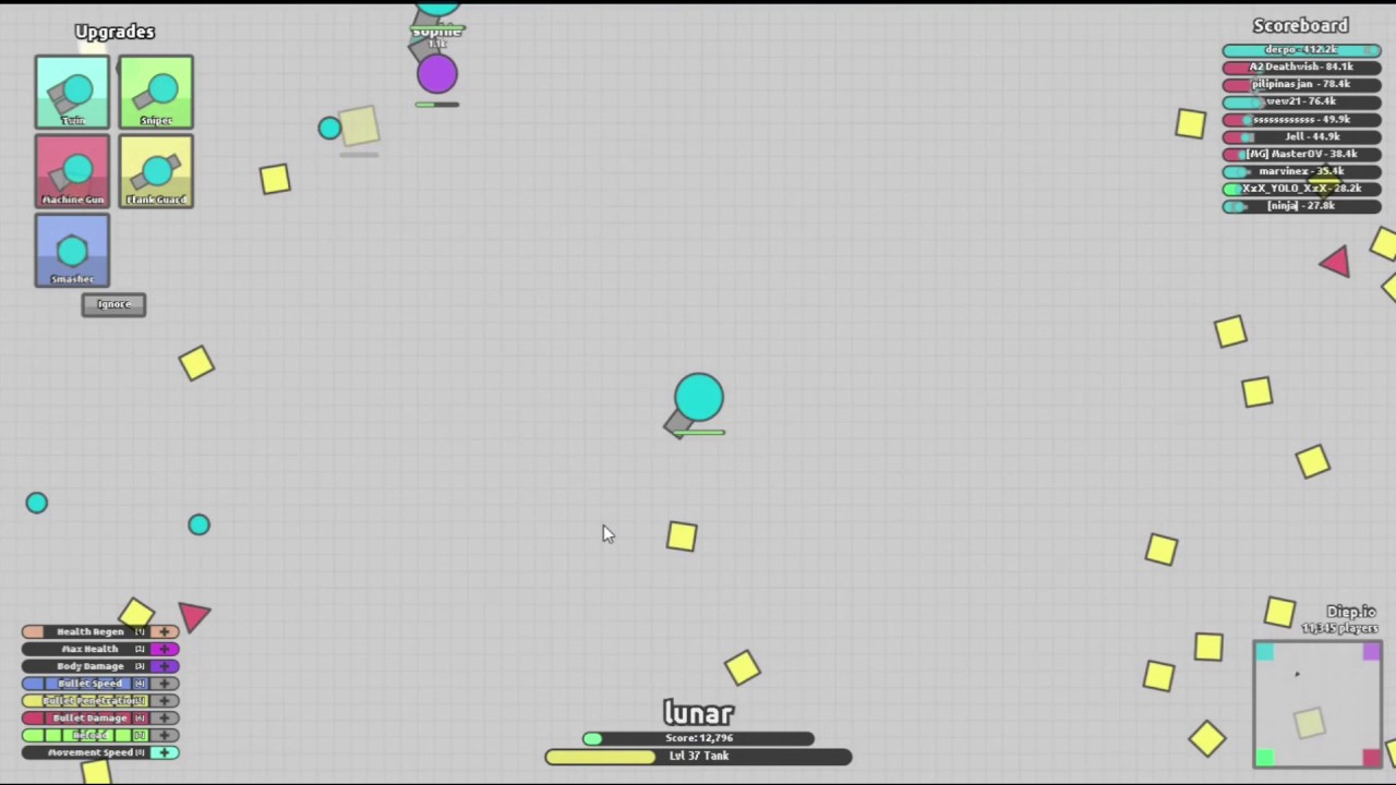 Diep.i gameplay