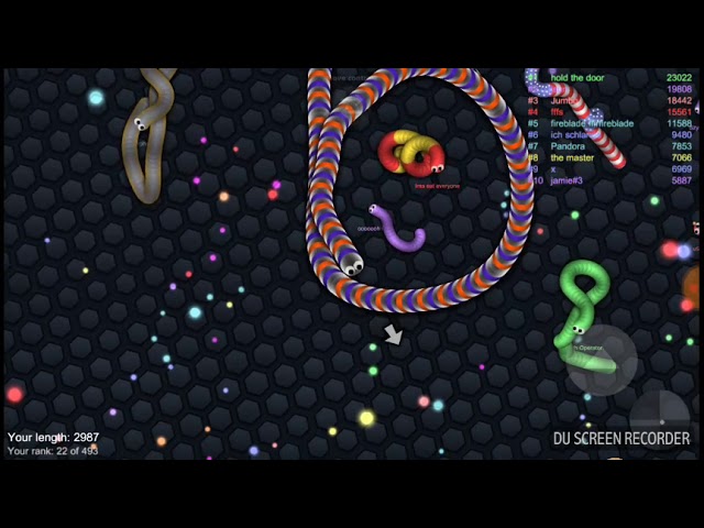 Slither.io Gameplay ( I Got Very Big )